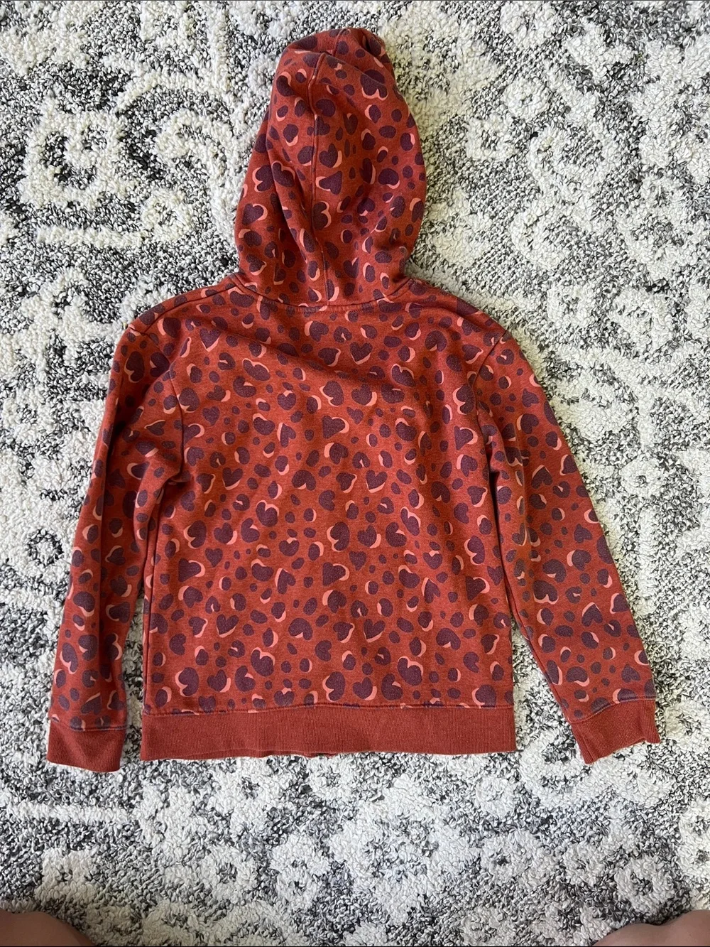 Carter's Set of Pink & Rust Red Hooded Zip Jackets